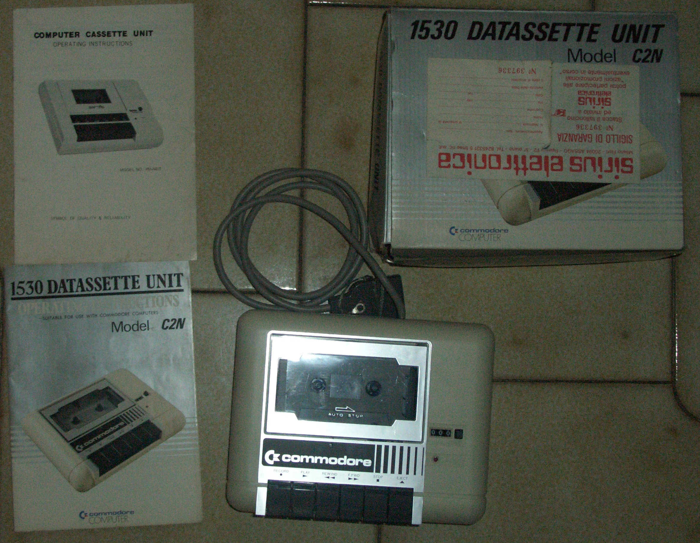 Il mio Museo Mangia nastri commodore datassette 1530 bianco - Dott.  Bartolomeo Davide Bertinetto